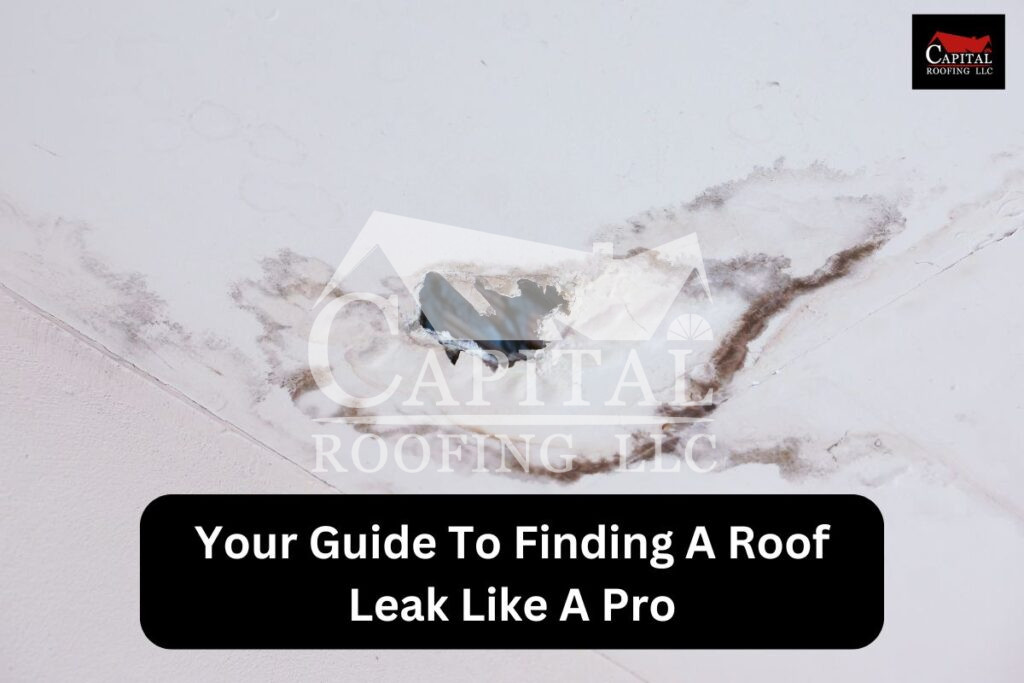 finding a roof leak